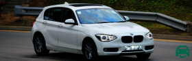 BMW 1 Series White 3 door hatchback