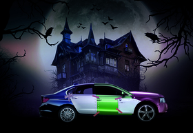Frankenstein car halloween car cost repairs warranty
