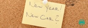 New year, new car, new years resolution