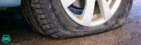If a tyre blows, you should